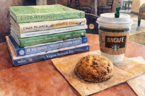 Barnes and Noble Bookstore, coffee and books