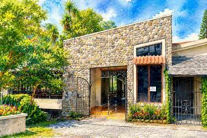 Hotel Dos Rios Restaurant front entry